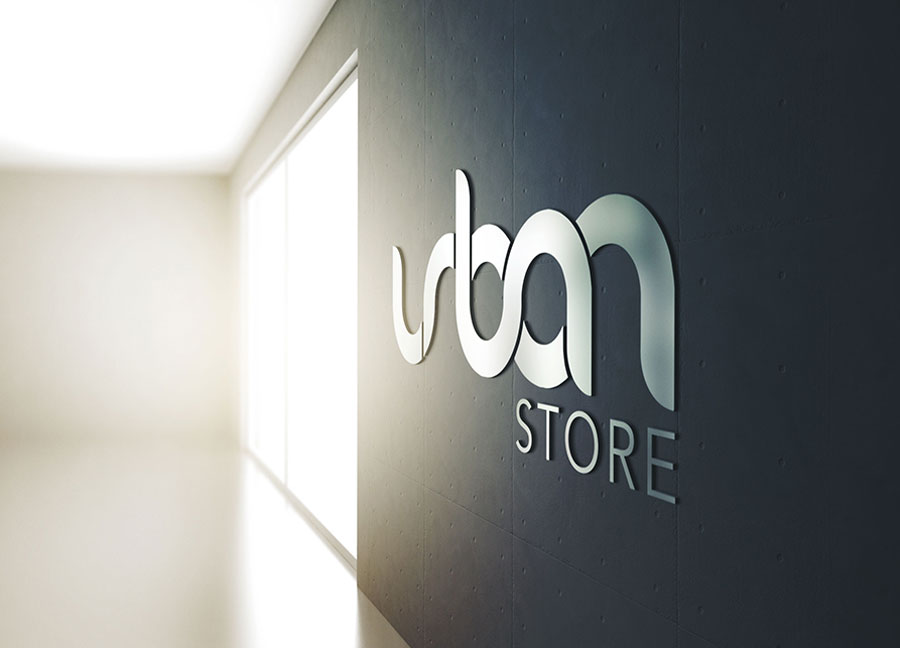 logomarca urban store loja de roupa